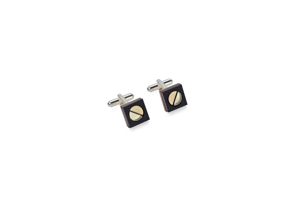 Image of Frame Cufflinks - Matte Black