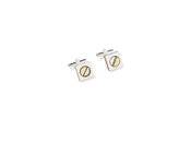 Frame Cufflinks - White