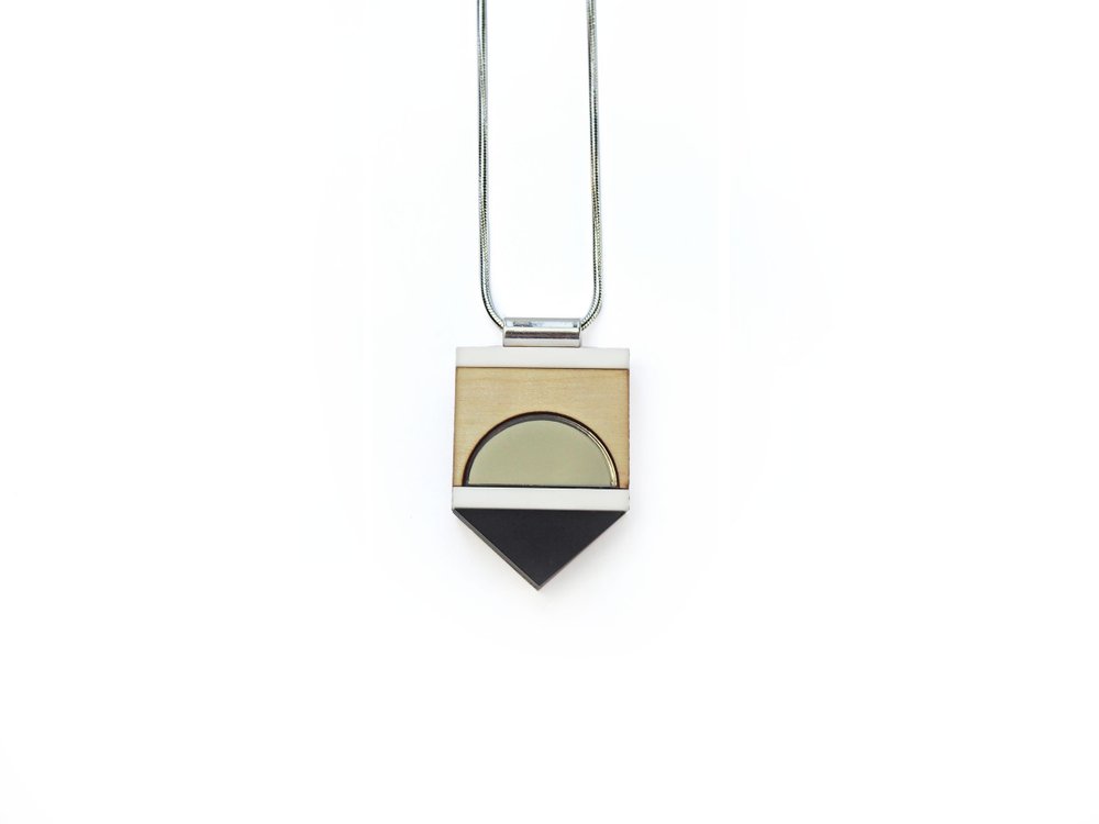 Image of Form Necklace - Bronze